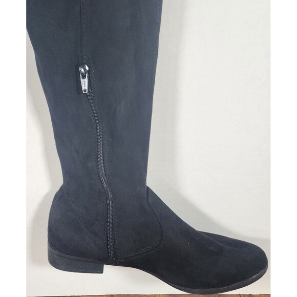 Time & Tru Over-The -Knee Boots Black Women's Size 10 - Picture 5 of 9